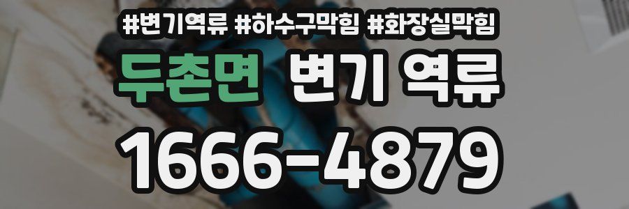 두촌면 변기 역류