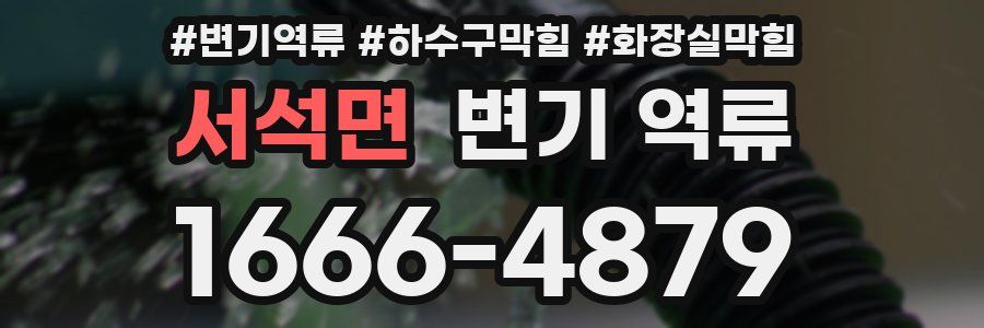 서석면 변기 역류