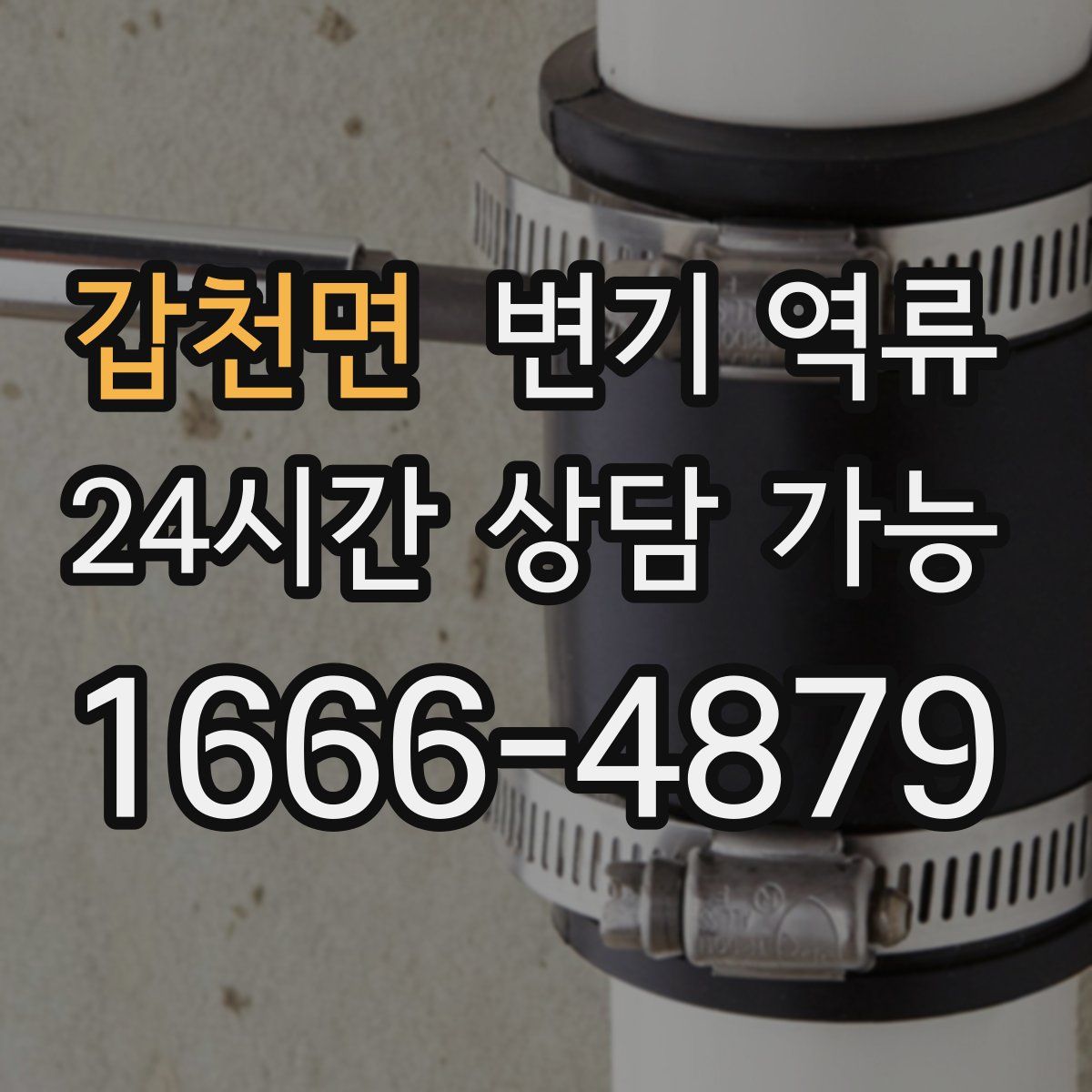 갑천면 변기 역류