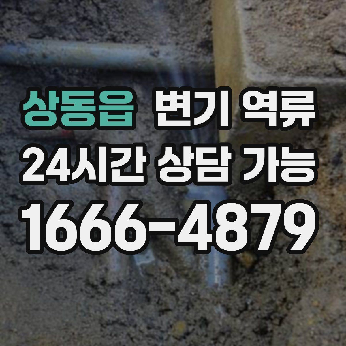 상동읍 변기 역류 악화되기 전에 연락해야 하는 이유