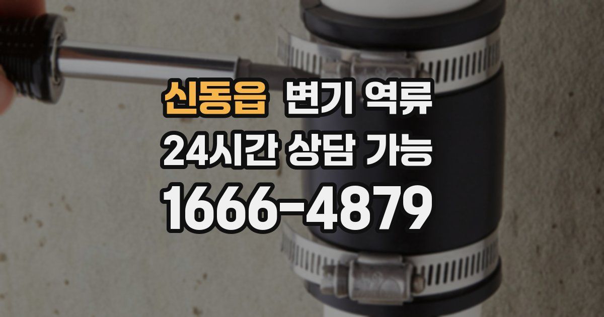 신동읍 변기 역류