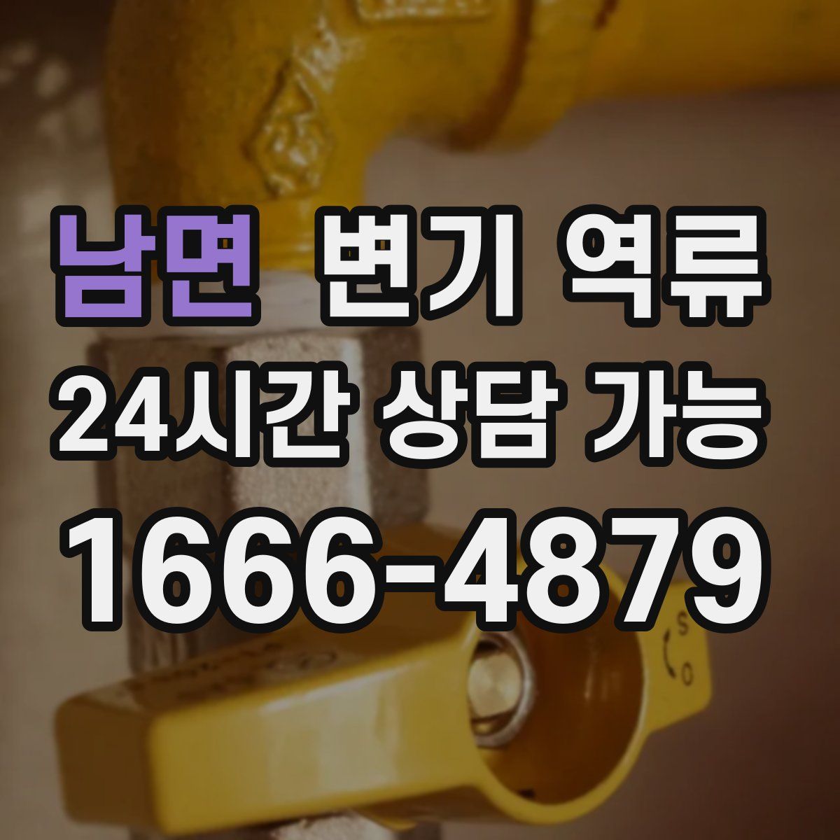 남면 변기 역류