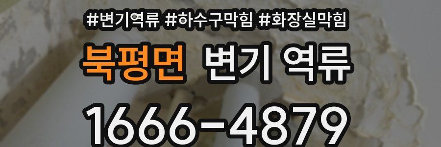 북평면 변기 역류