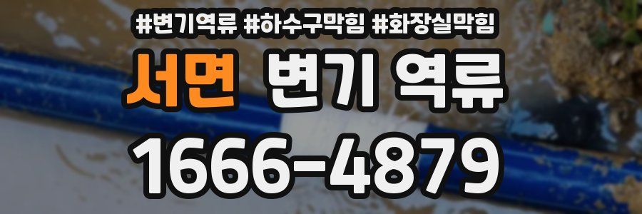 서면 변기 역류