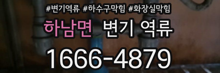 하남면 변기 역류