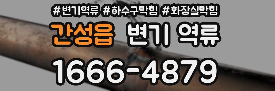 간성읍 변기 역류