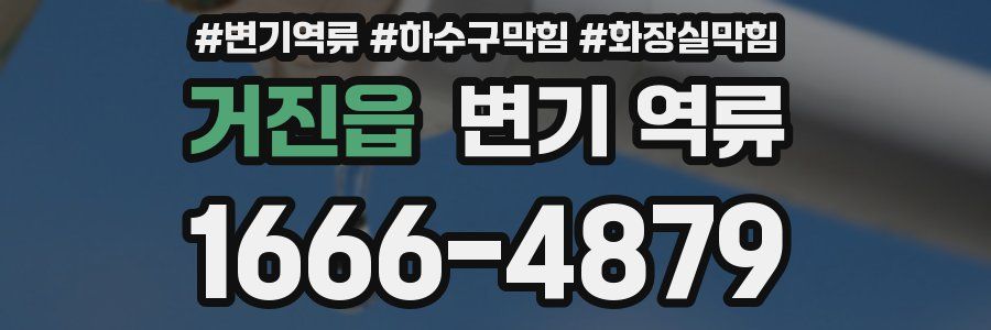 거진읍 변기 역류