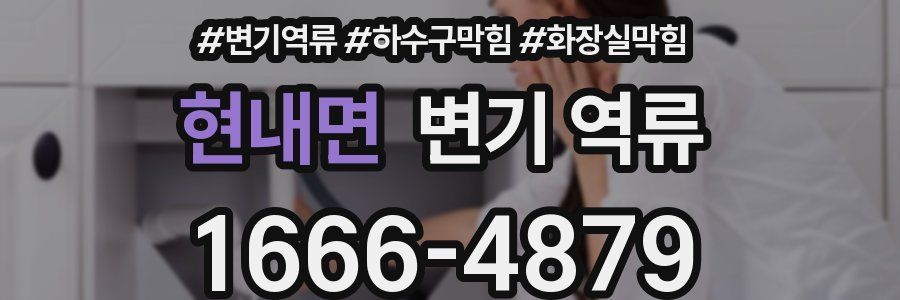 현내면 변기 역류