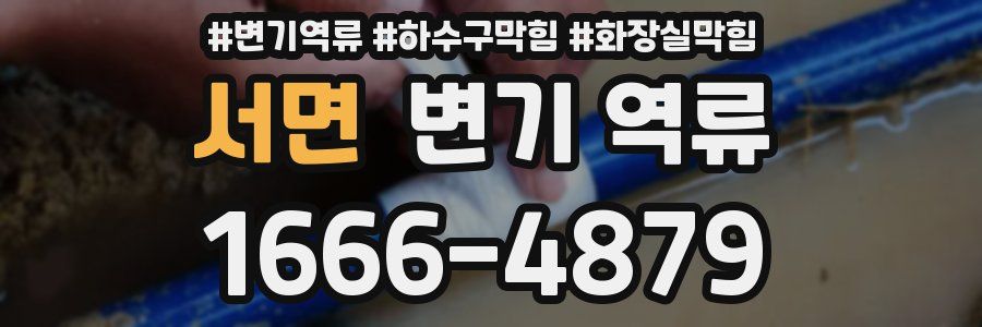 서면 변기 역류