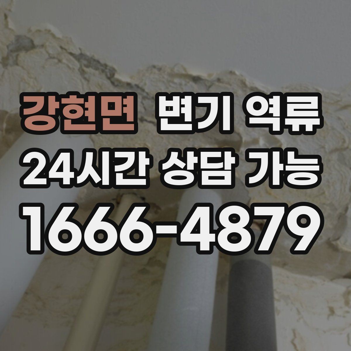강현면 변기 역류 여러 배수구가 함께 느려지면 공용 문제일까