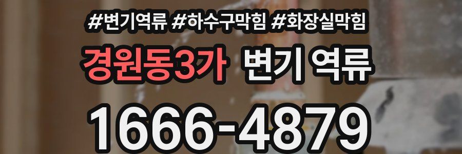 경원동3가 변기 역류