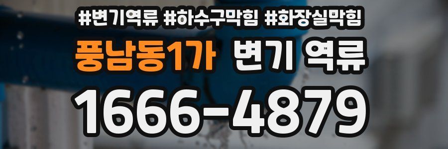 풍남동1가 변기 역류