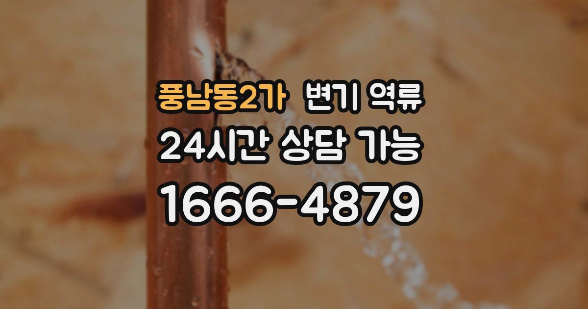 풍남동2가 변기 역류