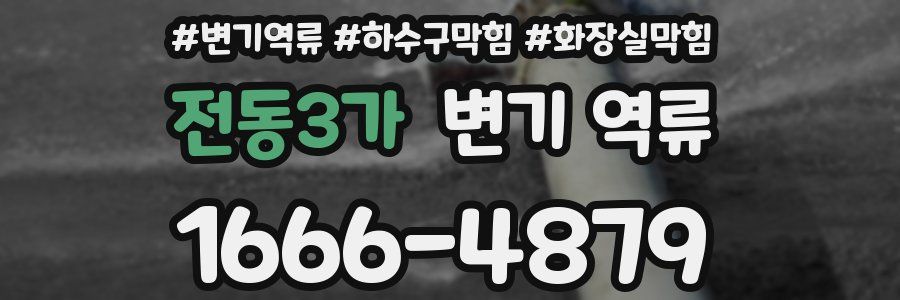 전동3가 변기 역류