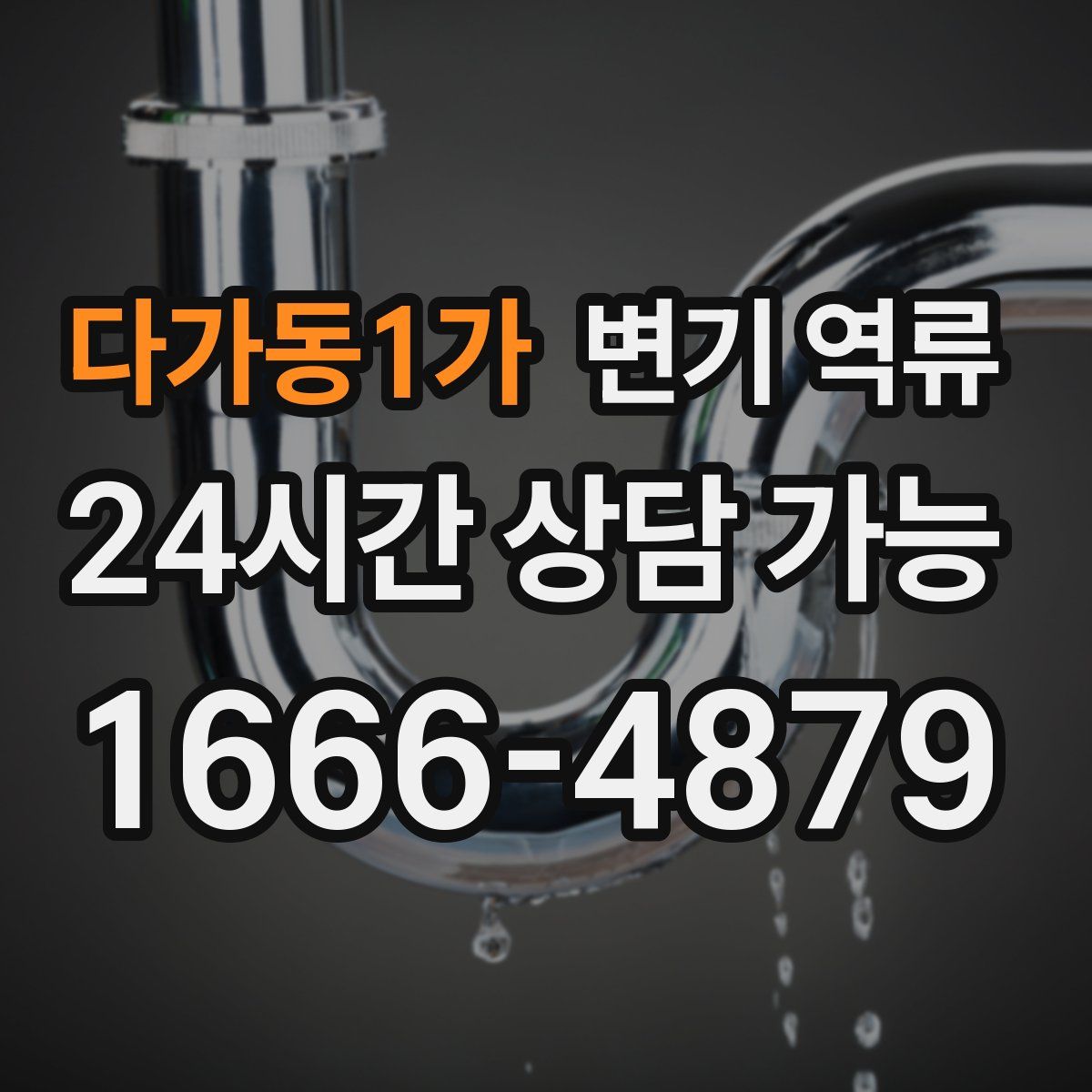 다가동1가 변기 역류