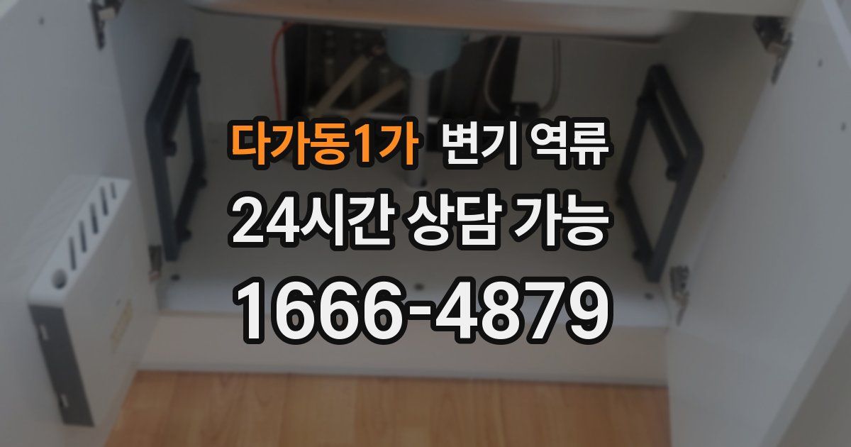 다가동1가 변기 역류