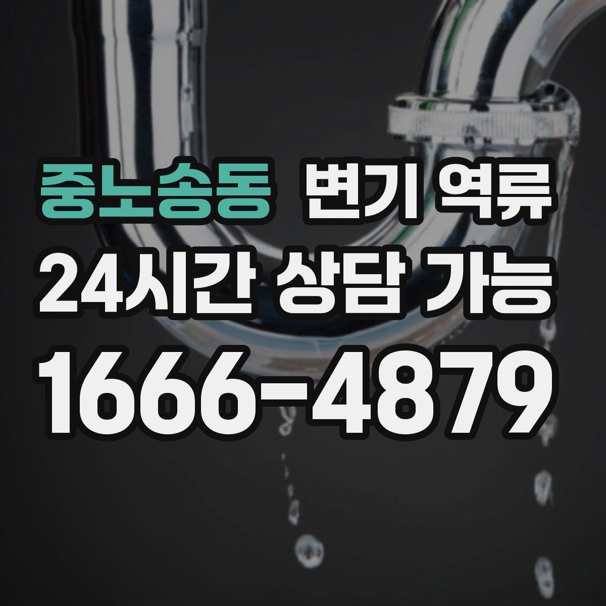 중노송동 변기 역류