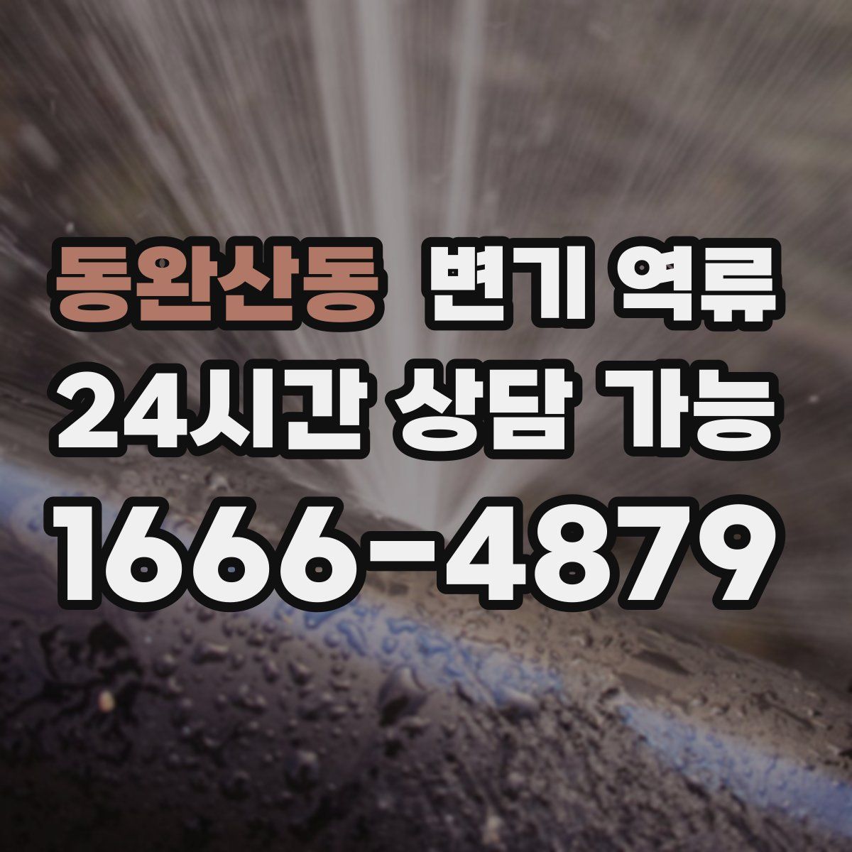 동완산동 변기 역류