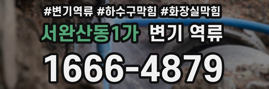 서완산동1가 변기 역류