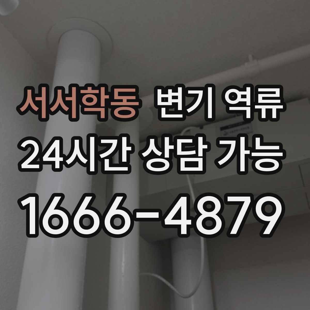 서서학동 변기 역류