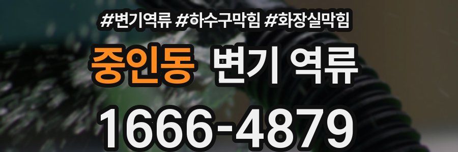 중인동 변기 역류
