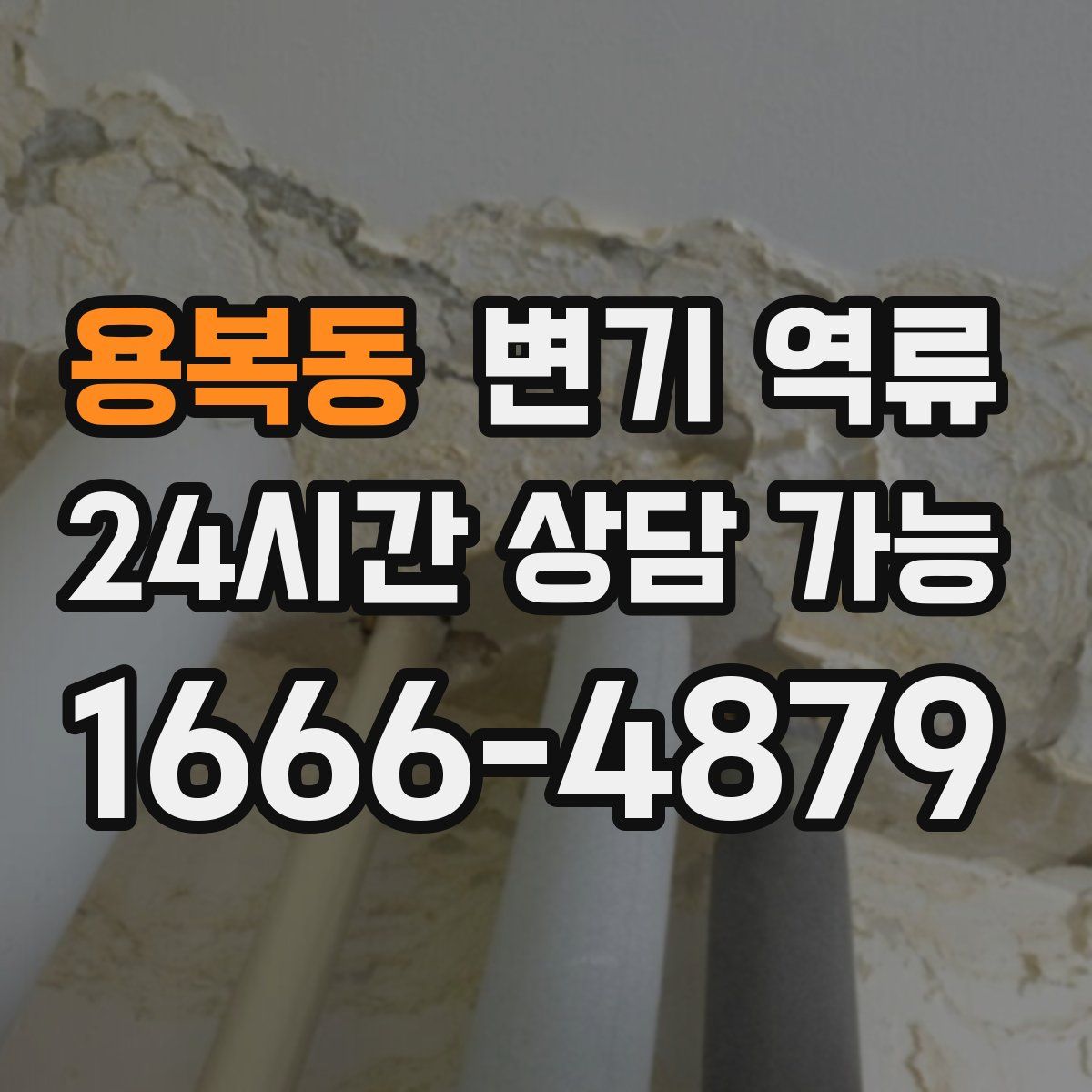 용복동 변기 역류