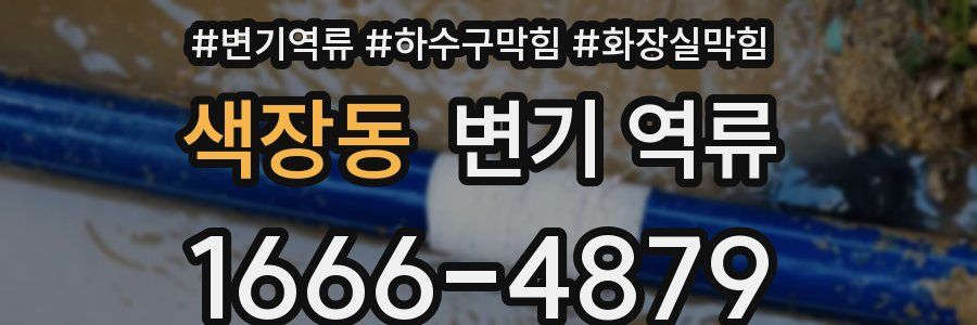 색장동 변기 역류