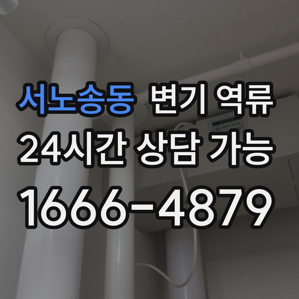 서노송동 변기 역류