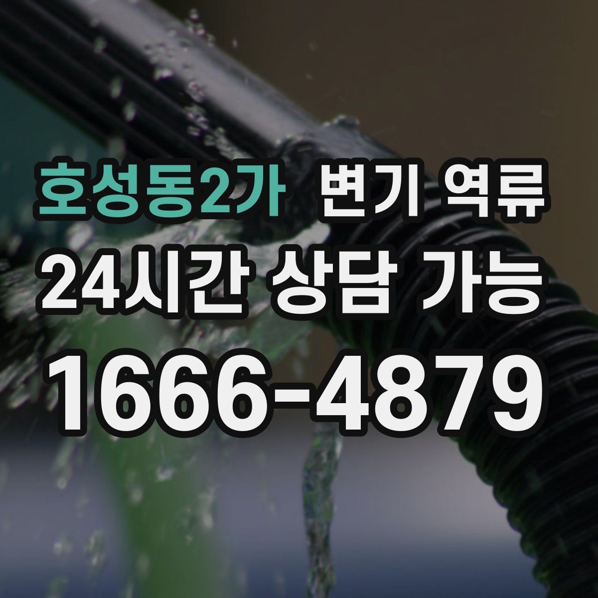 호성동2가 변기 역류
