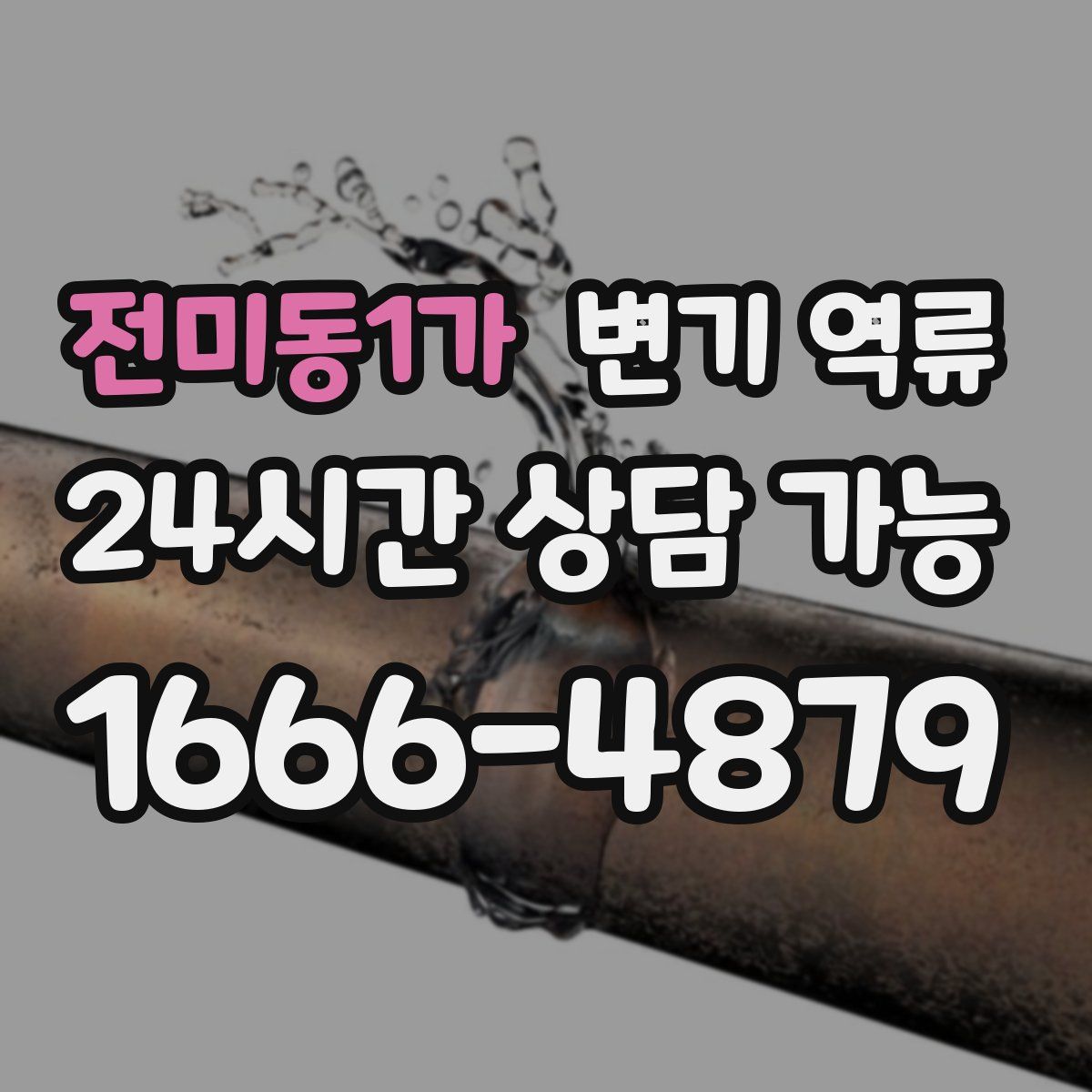 전미동1가 변기 역류