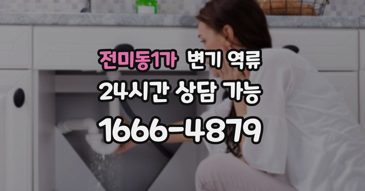 전미동1가 변기 역류