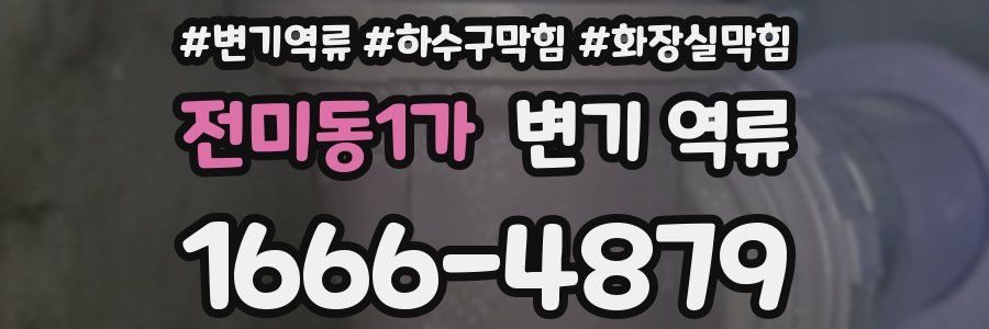 전미동1가 변기 역류