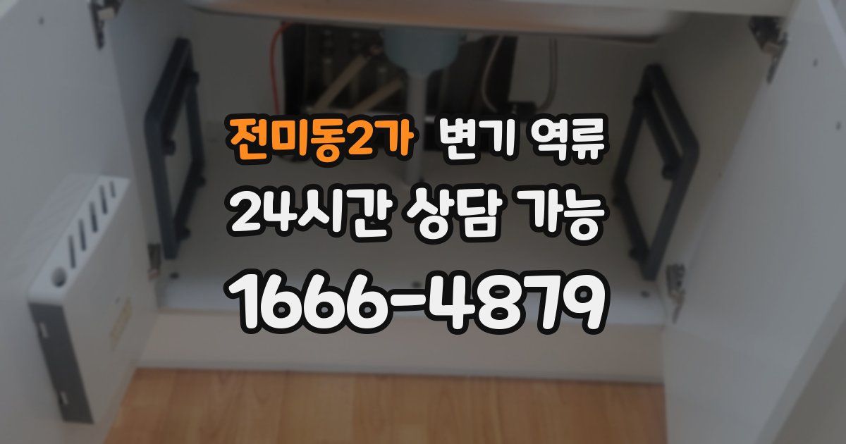 전미동2가 변기 역류