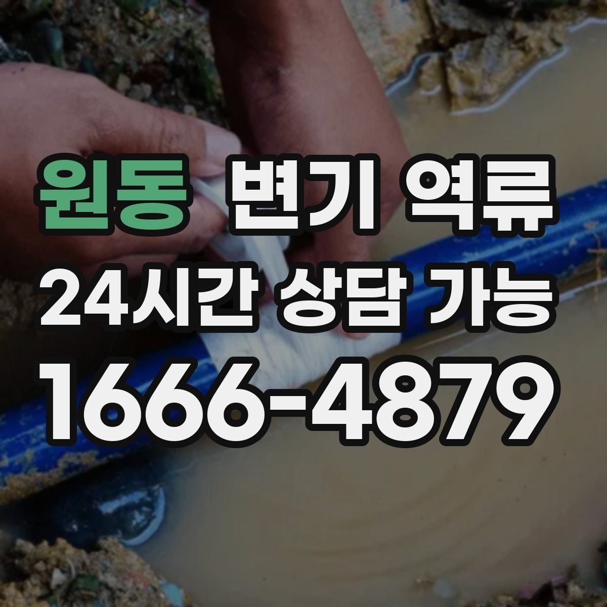 원동 변기 역류 변기물이 넘치기 전 막을 수 있는 방법