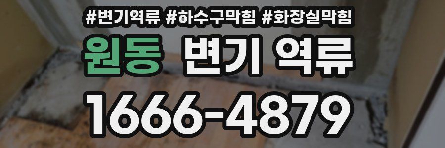 원동 변기 역류