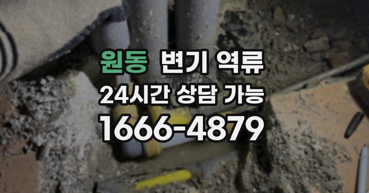 원동 변기 역류