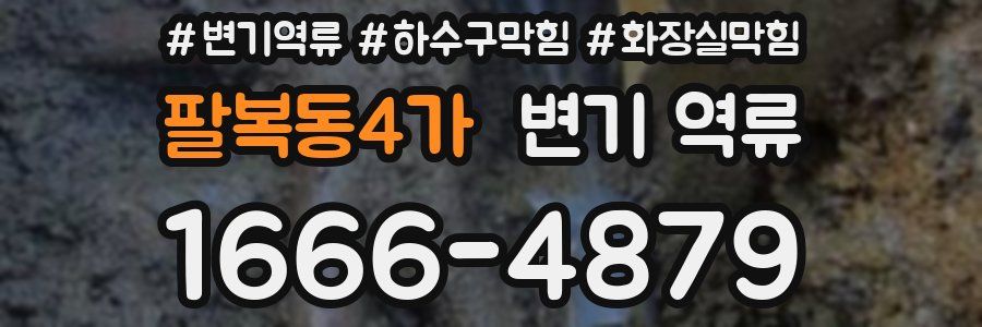 팔복동4가 변기 역류
