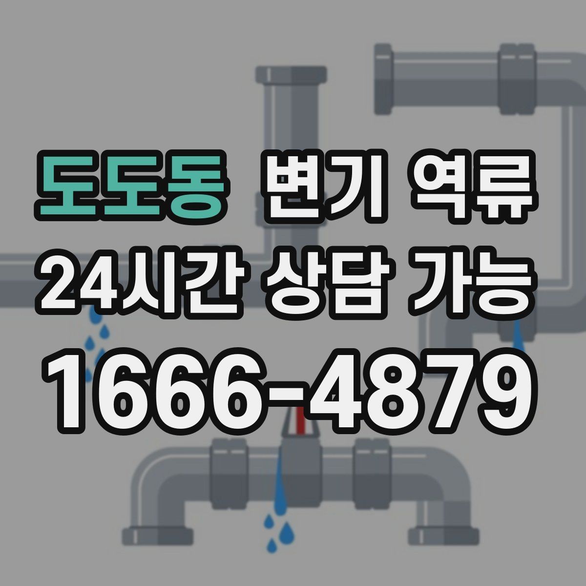 도도동 변기 역류 물 내림 후 거품·찌꺼기가 남는 이유