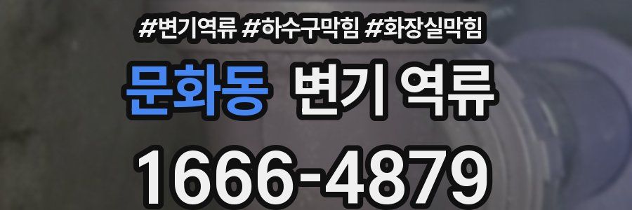 문화동 변기 역류