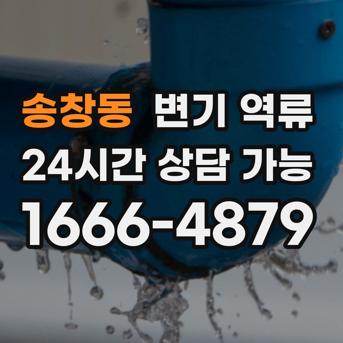 송창동 변기 역류