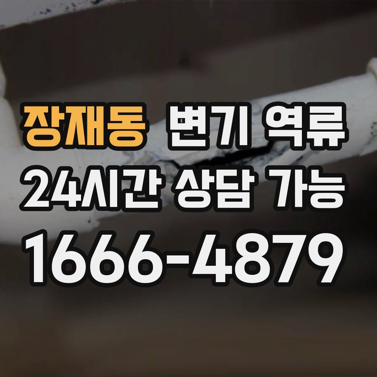 장재동 변기 역류