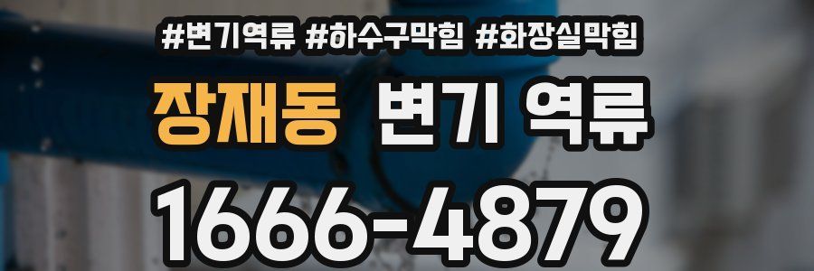 장재동 변기 역류