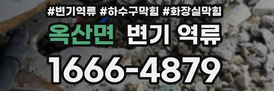 옥산면 변기 역류