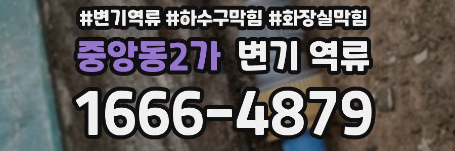 중앙동2가 변기 역류