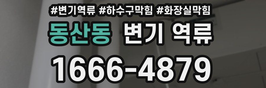 동산동 변기 역류