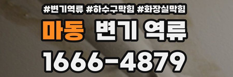 마동 변기 역류