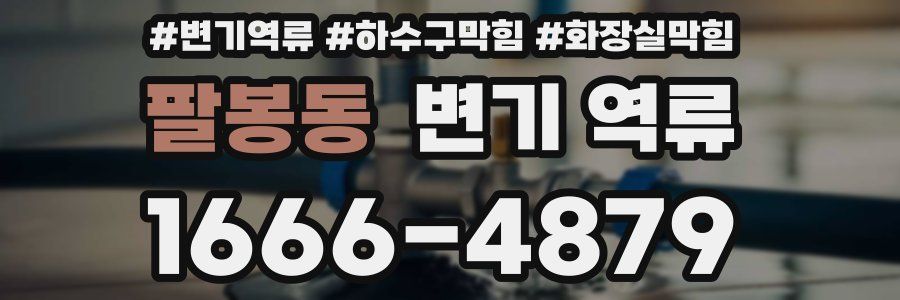 팔봉동 변기 역류