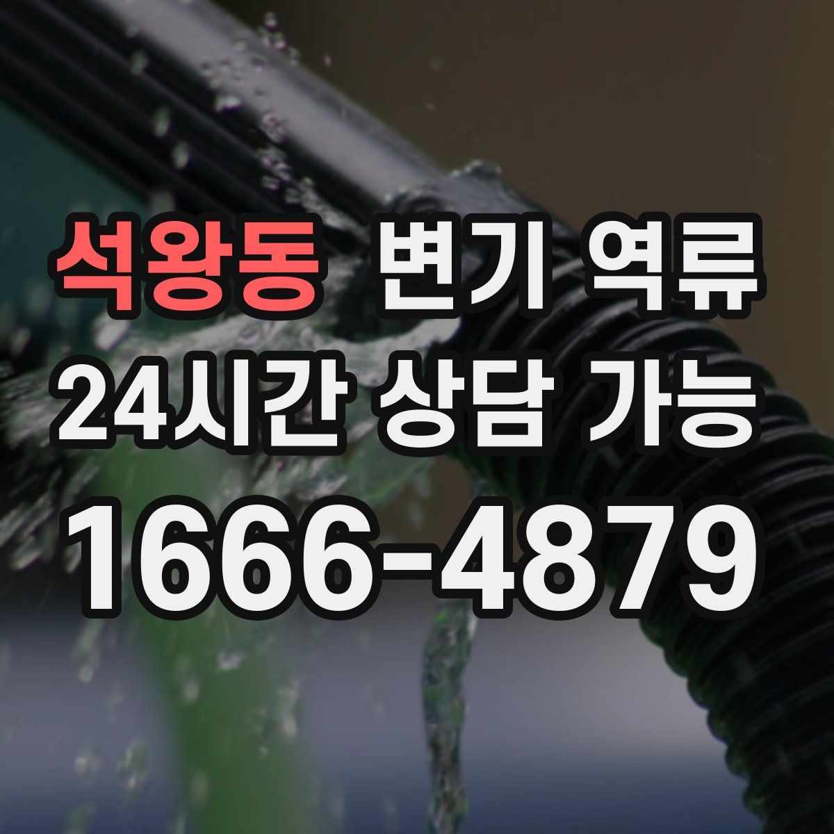 석왕동 변기 역류