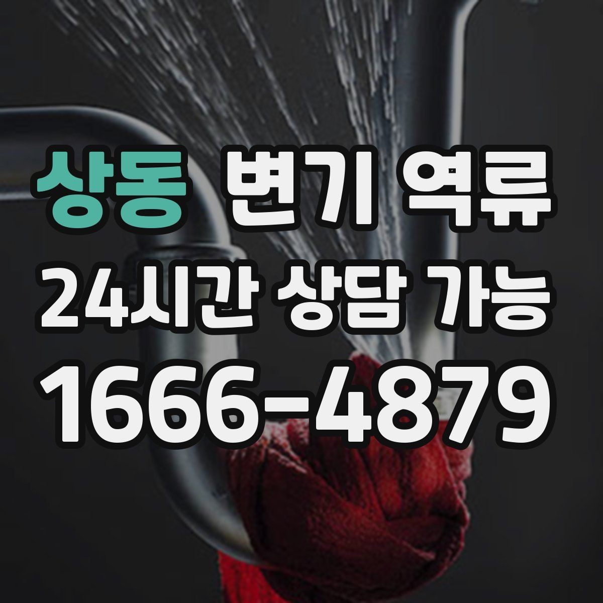 상동 변기 역류 공용 오수관이 막히면 왜 우리 집으로 올라올까