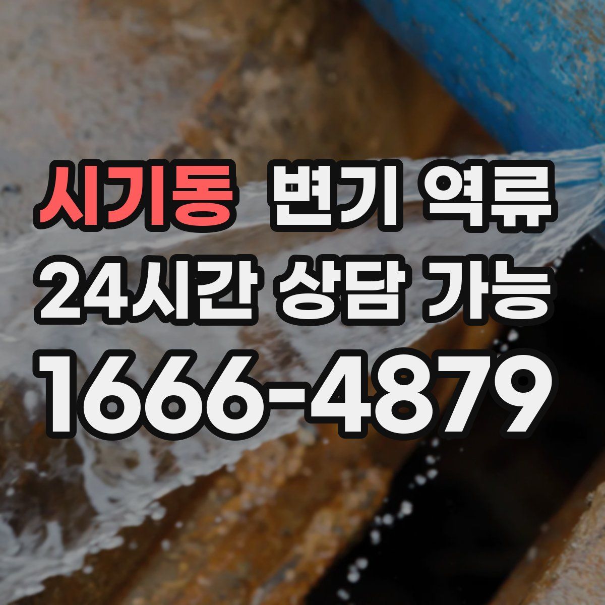 시기동 변기 역류